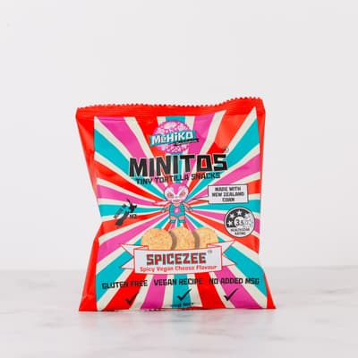 MeHiko Minitos Spicezee Tiny Tortilla Snacks 35g