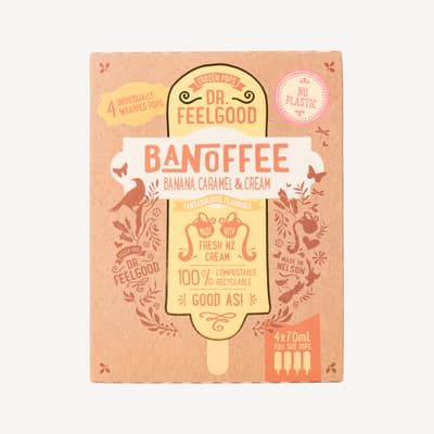 Dr Feelgood Banoffee Pops 4 Pack