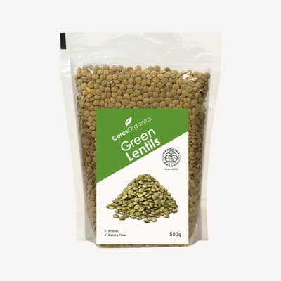 Ceres Green Lentils 500g