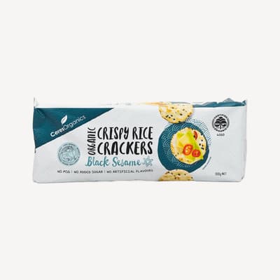 Ceres Black Sesame Rice Crackers 100g