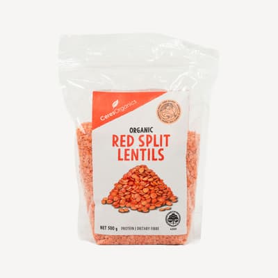 Ceres Red Split Lentils 500g