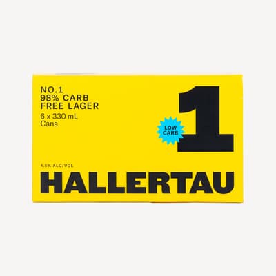 Hallertau Low Carb Lager 6 Pack