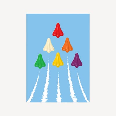Oxted Red Leader Large Card