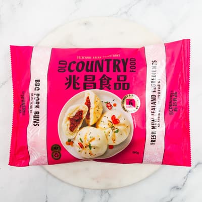 Old Country Food Bbq Pork Steamed Buns 6 Pack