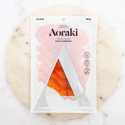 Aoraki Sliced Cold Smoked Salmon 180g
