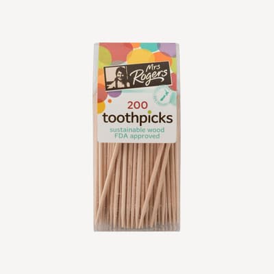 Mrs Rogers Toothpicks 200 Pack