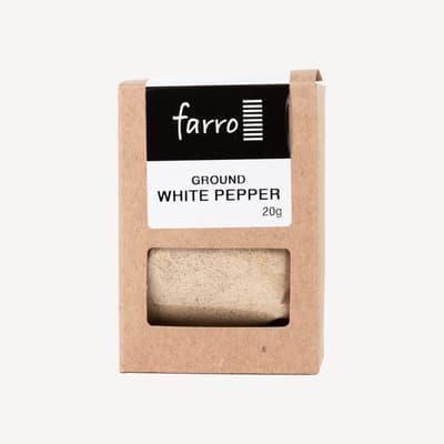 Farro Ground White Pepper 20g