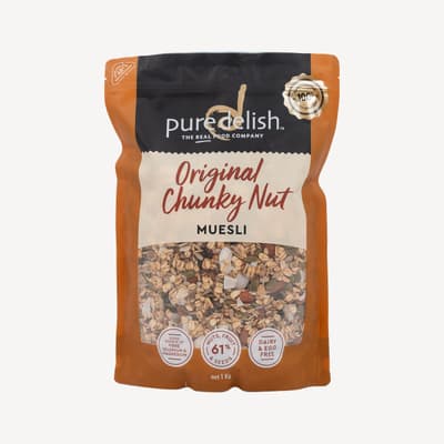 Pure Delish Original Chunky Nut Muesli 1 Kg
