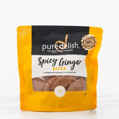 Pure Delish Spicy Ginger Bites 180g