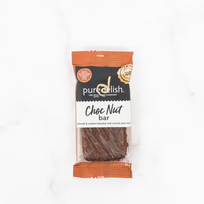 Pure Delish Choc Nut Bar 45g