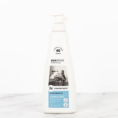 Ecostore Laundry Liquid 3x Concentrate Ultra Sensitive Pump 480ml