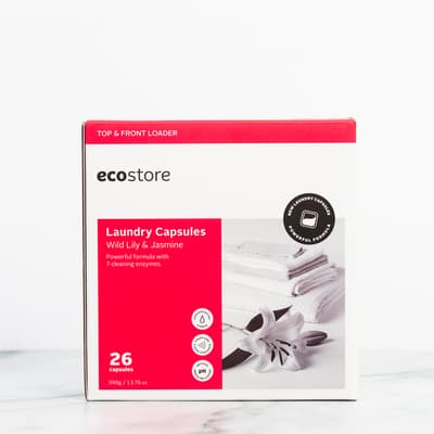 Ecostore Laundry Capsules Wild Lily Jasmine 26s 390g