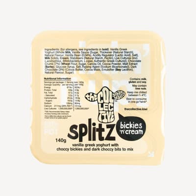The Collective Splitz Bickies n Cream 140g