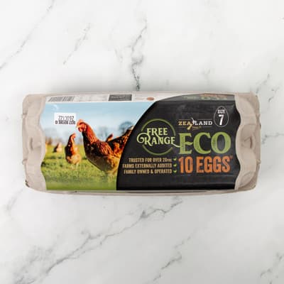 Zealand Farms Eco Egg Fr Size 7 10 Pack