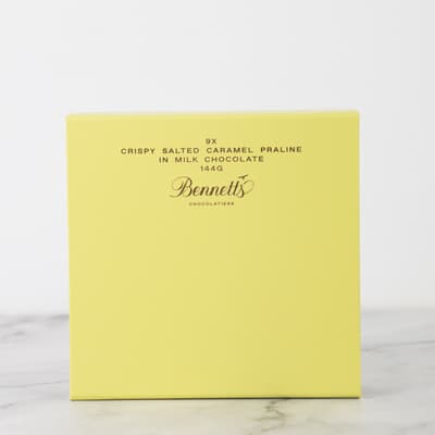 Bennetts Crispy Salted Caramel Pralines In Milk 144g