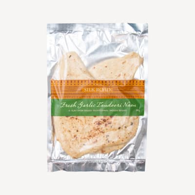 Silk Road Garlic Tandoori Naan 300g