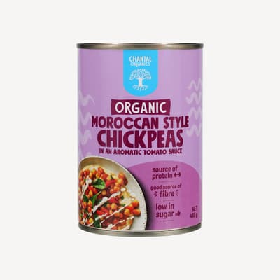 Chantal Organics Moroccan Style Chickpeas 400g