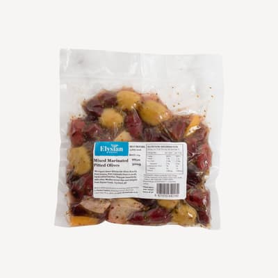 Elysian Mixed Greek Pitted Olives 300g