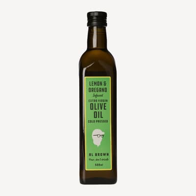 Al Brown Lemon And Oregano Infused Ev Olive Oil 500ml