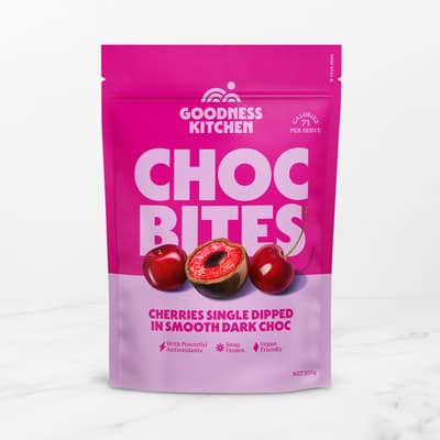 Goodness Kitchen Choc Bites Cherries 200g