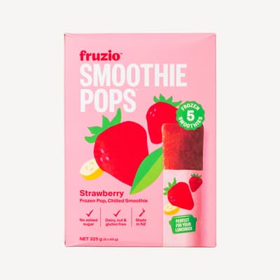 Fruzio Smoothie Pops Strawberry 5pk