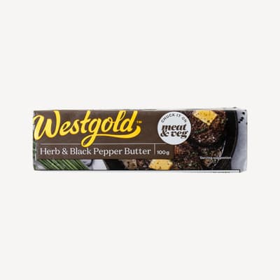 Westgold Herb & Black Pepper Butter 100g