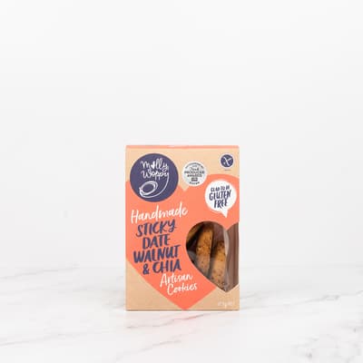 Molly Woppy Sticky Date Walnut And Chia Cookies 175g