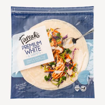 Farrahs Wraps White 6 Pack