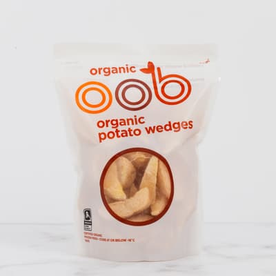 Oob Organic Potato Wedges 500g