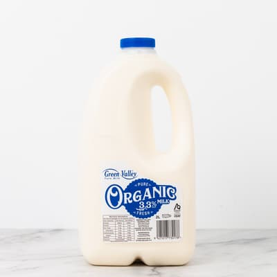 Green Valley Organic Dark Blue Milk 2l
