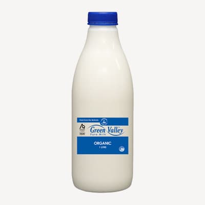 Green Valley Organic 3.3% Milk 1l