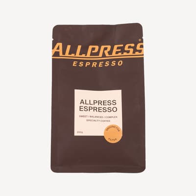 Allpress Espresso Espresso Blend Coffee Filter Ground 250g