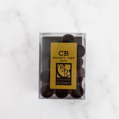 Chocolate Brown Small Chocolate Cups 24 Pack