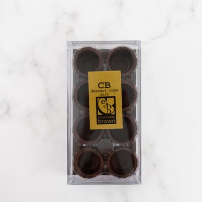 Chocolate Brown Dark Choc Cups 112g