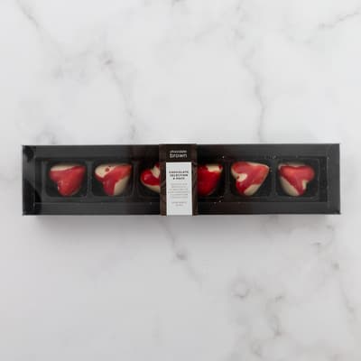 Chocolate Brown Mixed Chocolate Hearts 50g