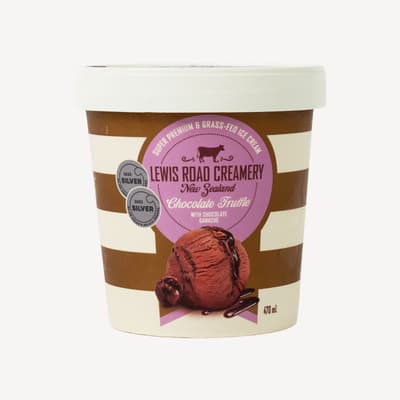 Lewis Road Chocolate Truffle And Ganache Ice Cream 470ml