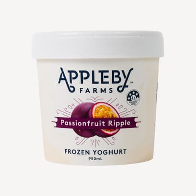 Appleby Farms Passionfruit Ripple Frozen Yoghurt 950ml