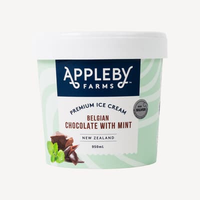 Appleby Farms Choc Mint Ice Cream 950ml
