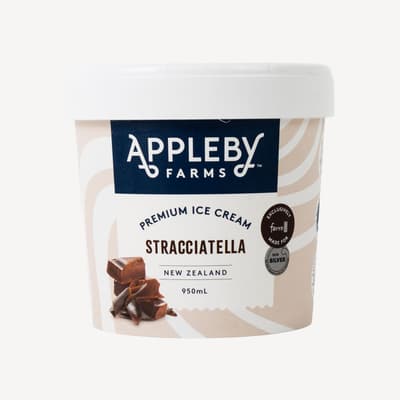 Appleby Farms Stracciatella Ice Cream 950ml