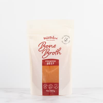 Wild Nation Bone Broth Premium Beef 500g