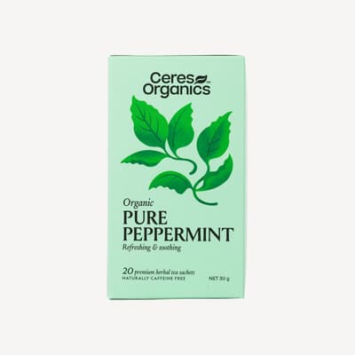 Ceres Organic Pure Peppermint Tea 20 Pack