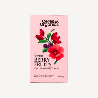 Ceres Organic Berry Fruits Herbal Tea 20 Pack
