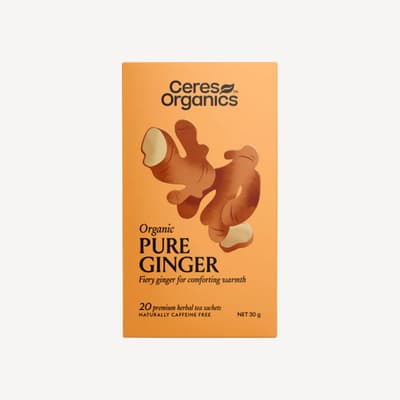 Ceres Organics Ginger Tea 20 Pack