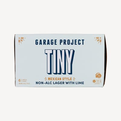 Garage Project Tiny Lager With Lime 0% 6 Pack