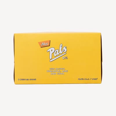 Pals Pineapple Lime & Soda 0% 330ml 6 Pack
