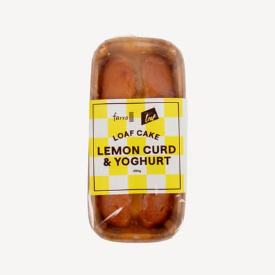 Farro Lemon Curd & Yoghurt Loaf Cake 350g