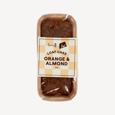 Farro Orange & Almond Loaf Cake 350g