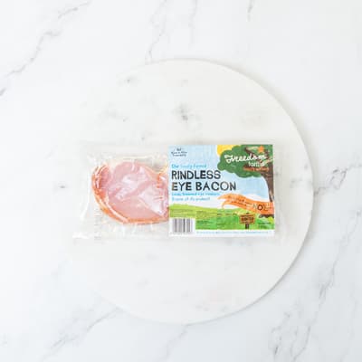Freedom Farms Rindless Eye Bacon 250g