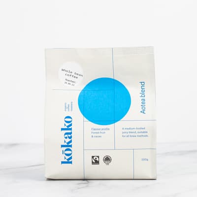 Kokako Aotea Blend Coffee Whole Beans 200g