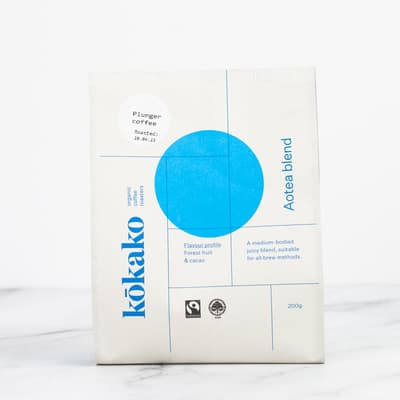 Kokako Aotea Blend Coffee Plunger Ground 200g